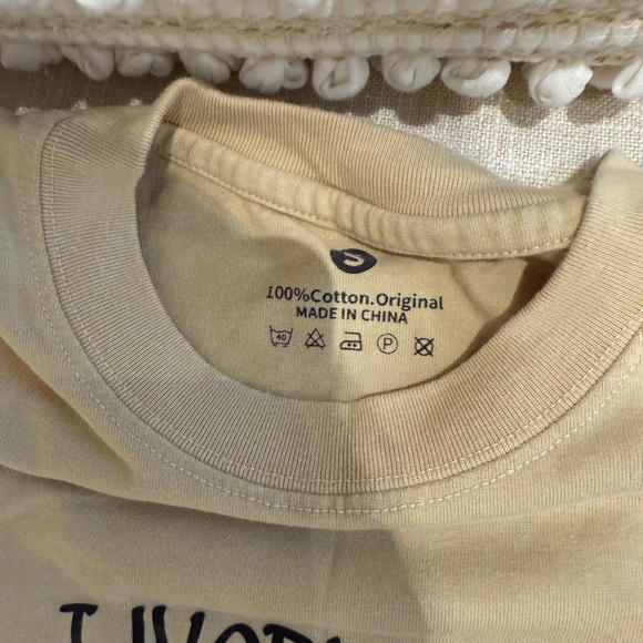 Tan Cat Lover T-Shirt - Picture 2 of 2